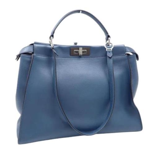 Fendi Vintage Pre-owned Laeder fendi-vskor Blue, Dam