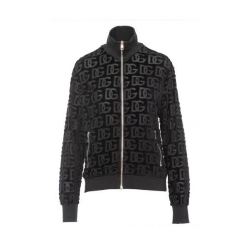 Dolce & Gabbana Stilren Cardigan med Unik Design Black, Dam