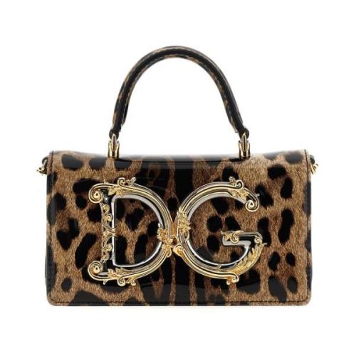 Dolce & Gabbana Stilig Crossbody Väska med Charm Detalj Multicolor, Da...