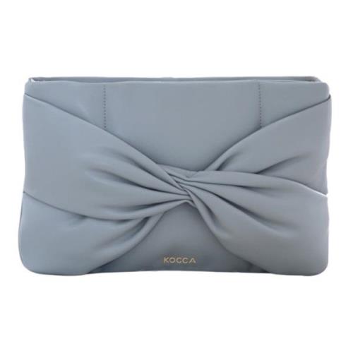 Kocca Vävd Design Clutch Väska Blue, Dam