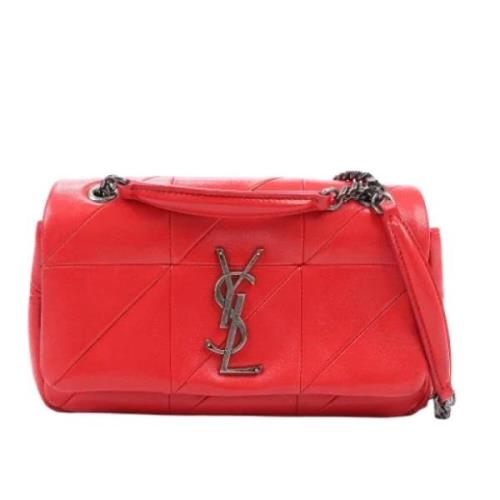 Yves Saint Laurent Vintage Pre-owned Laeder handvskor Red, Dam