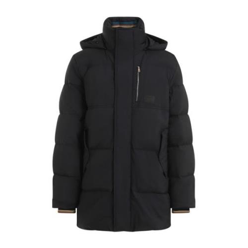 PS By Paul Smith Svart Huva Dunjacka Black, Herr