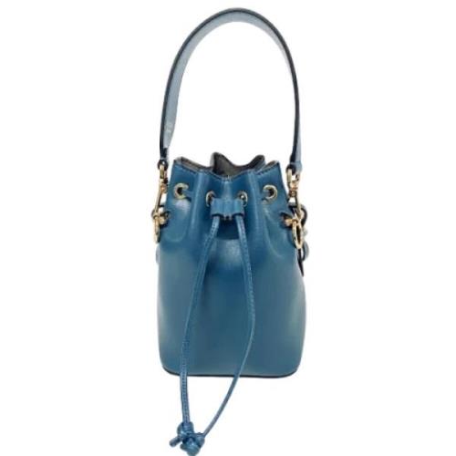 Fendi Vintage Pre-owned Laeder fendi-vskor Blue, Dam