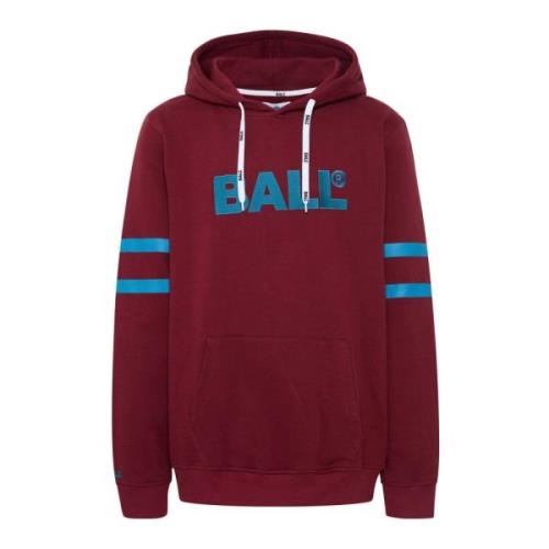 Ball Sammet Hoodie Sweatshirt med Stor Ficka Brown, Dam