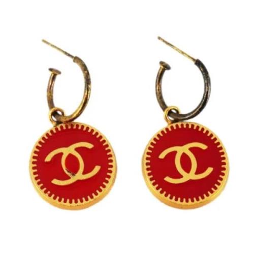 Chanel Vintage Pre-owned Guld chanel-smycken Red, Dam