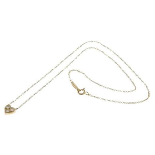 Tiffany & Co. Pre-owned Pre-owned Guld halsband White, Dam