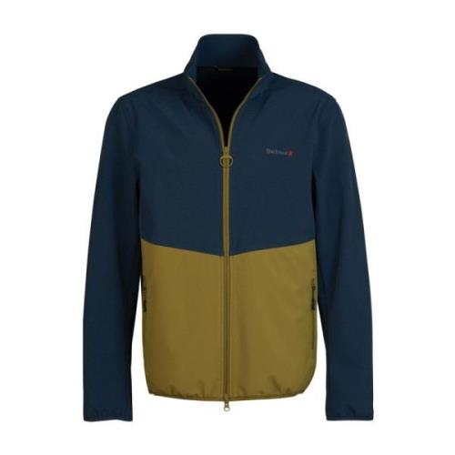 Barbour Softshell Jacka Grön Dragkedja Logo Polyester Multicolor, Herr