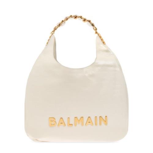 Balmain Axelväska 1945 Soft Beige, Dam