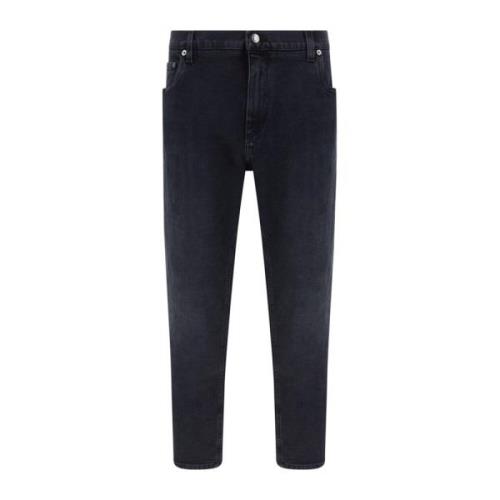 Dolce & Gabbana Slim Fit Denim Jeans Blue, Herr