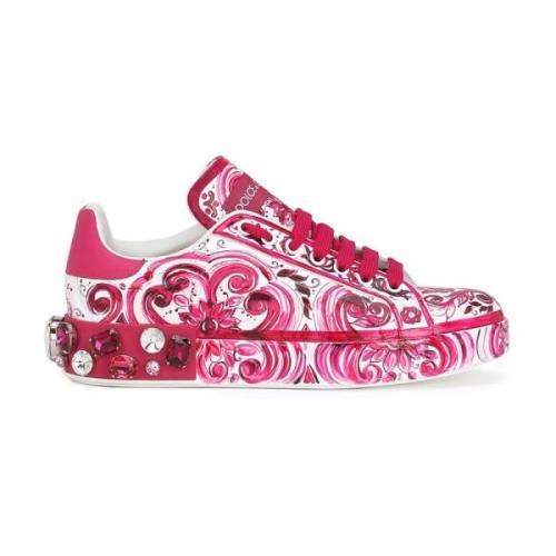 Dolce & Gabbana Mode Sneakers Ck1544Ad466He3Ob Red, Dam