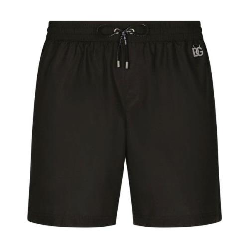 Dolce & Gabbana Herr Badshorts Black, Herr