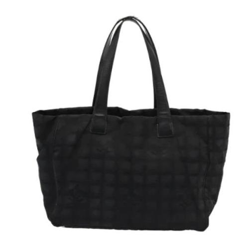 Chanel Vintage Pre-owned Nylon totevskor Black, Dam