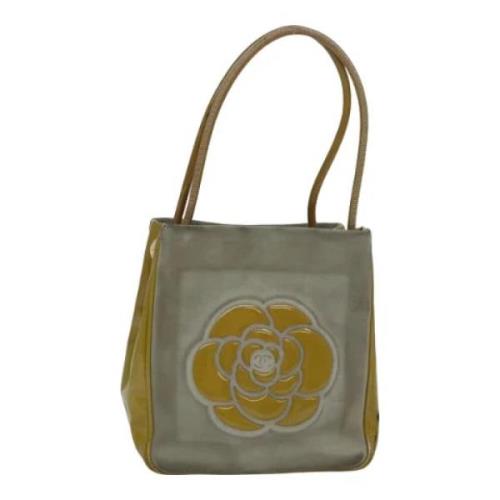 Chanel Vintage Pre-owned Mocka totevskor Yellow, Dam