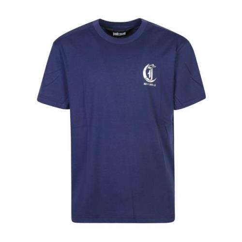 Just Cavalli Blå T-shirts och Polos ***cv Blue, Herr