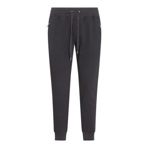 Dolce & Gabbana Svarta Slim-Fit Track Pants Black, Herr