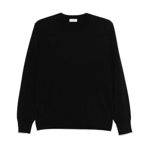 Dries Van Noten Tröja Pullover M.k. Style 900 Black, Herr