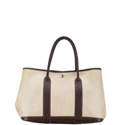 Hermès Vintage Pre-owned Canvas totevskor Beige, Dam