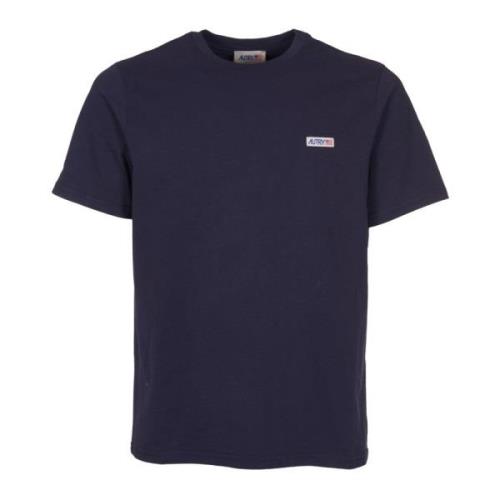 Autry T-shirt med logodetaljer Blue, Herr