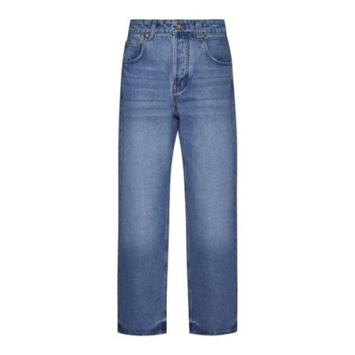 Jacquemus Oversized Ljusblå Denim Jeans Blue, Dam