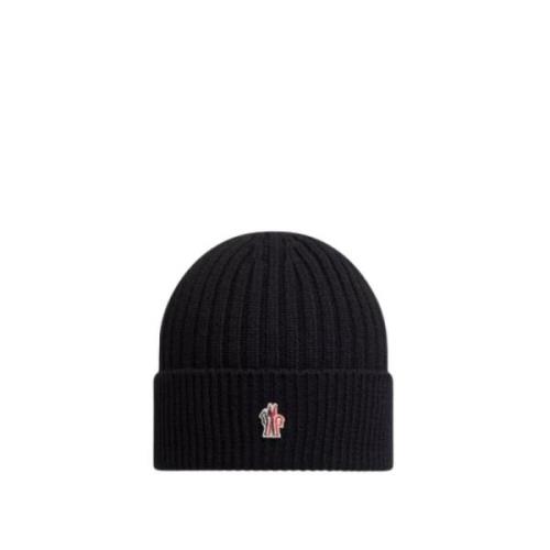 Moncler Varm Stickad Beanie Mössa Black, Herr