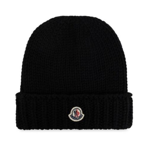 Moncler Svart Hat för Män och Kvinnor Black, Unisex