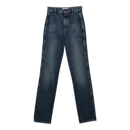 Alaïa Slim Fit Jeans Blue, Dam