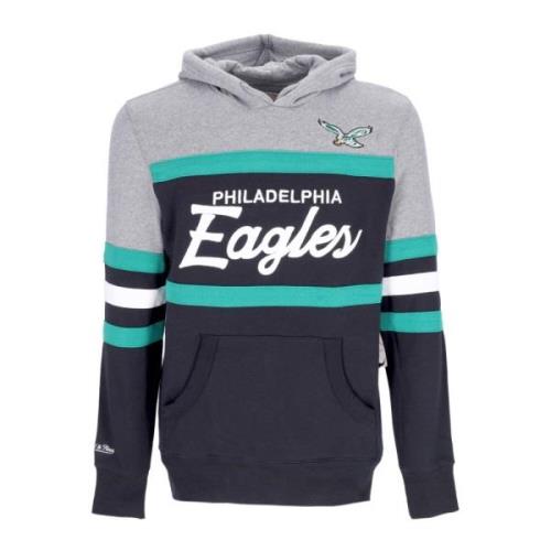 Mitchell & Ness Philadelphia Eagles NFL Headcoach Hoodie Svart Black, ...