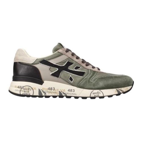 Premiata Stiliga Sneakers för Män Green, Herr