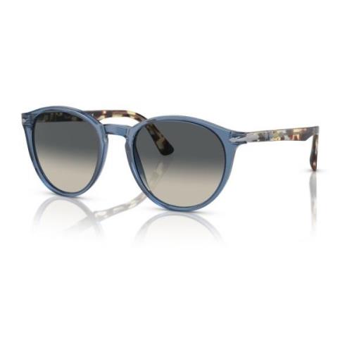 Persol Blå Navy solglasögon med grå nyans Blue, Herr