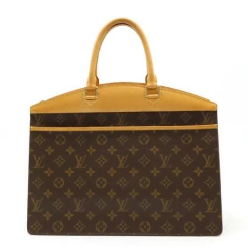 Louis Vuitton Vintage Pre-owned Tyg louis-vuitton-vskor Brown, Dam