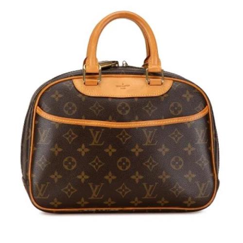 Louis Vuitton Vintage Pre-owned Canvas handvskor Brown, Dam