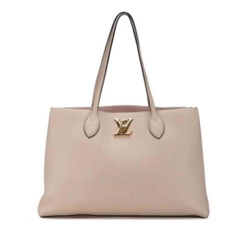 Louis Vuitton Vintage Pre-owned Laeder shoppers Pink, Dam