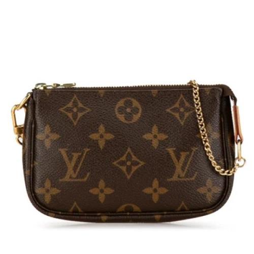 Louis Vuitton Vintage Pre-owned Canvas kuvertvskor Brown, Dam