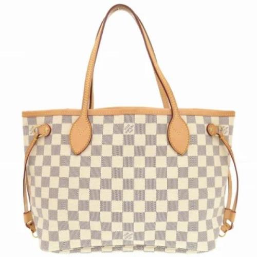 Louis Vuitton Vintage Pre-owned Tyg louis-vuitton-vskor White, Dam