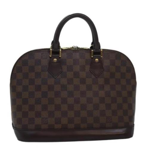 Louis Vuitton Vintage Pre-owned Canvas handvskor Brown, Dam