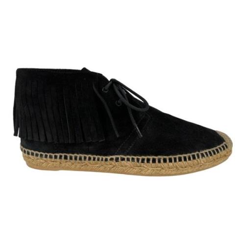 Saint Laurent Frans espadriller Black, Dam