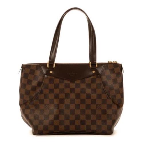 Louis Vuitton Vintage Pre-owned Canvas handvskor Brown, Dam