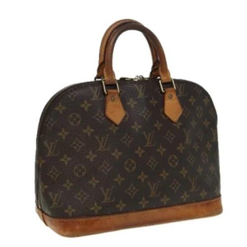 Louis Vuitton Vintage Pre-owned Canvas handvskor Brown, Dam