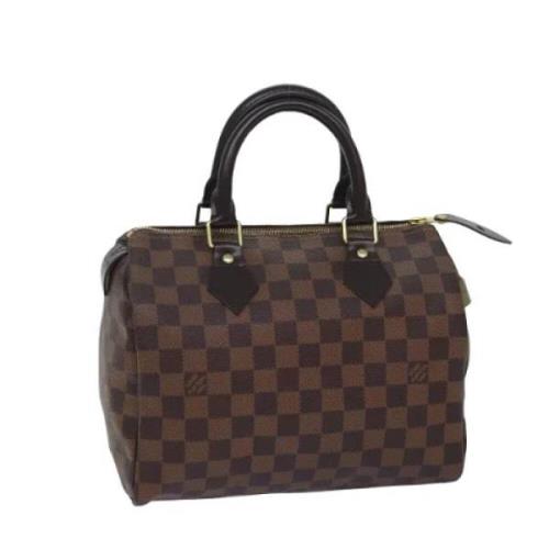 Louis Vuitton Vintage Pre-owned Canvas handvskor Brown, Dam