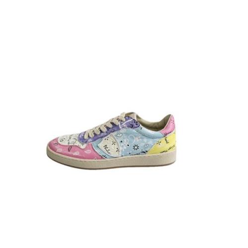 Philippe Model Paisley Low Blommig Sneaker Multicolor, Dam