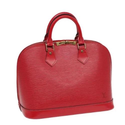 Louis Vuitton Vintage Pre-owned Laeder handvskor Red, Dam