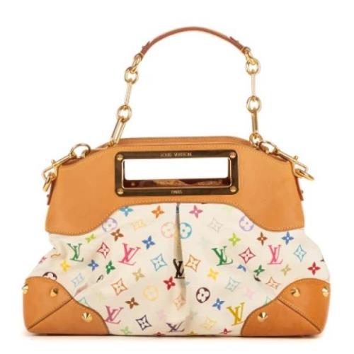 Louis Vuitton Vintage Pre-owned Canvas handvskor White, Dam