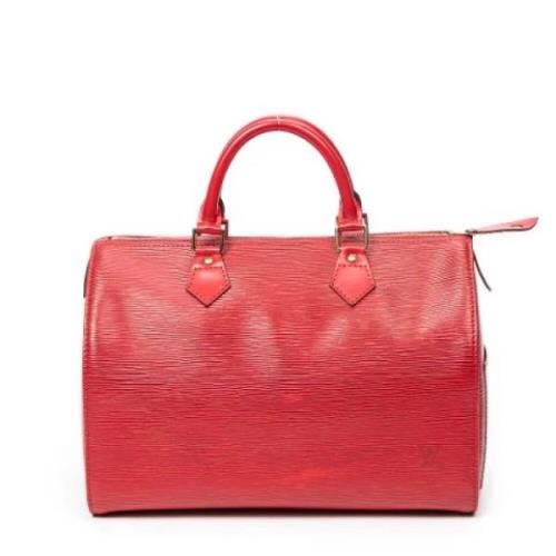 Louis Vuitton Vintage Pre-owned Laeder handvskor Red, Dam