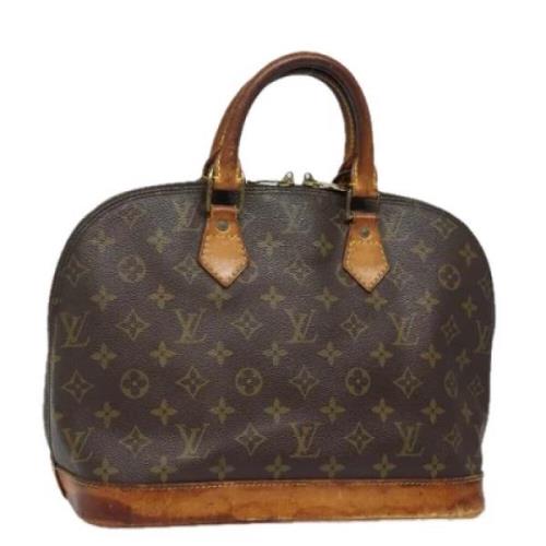 Louis Vuitton Vintage Pre-owned Canvas handvskor Brown, Dam