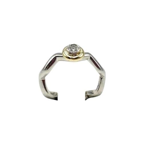 Tiffany & Co. Pre-owned Pre-owned Platina ringar Gray, Dam