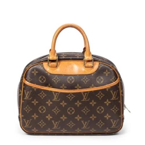 Louis Vuitton Vintage Pre-owned Canvas handvskor Brown, Dam