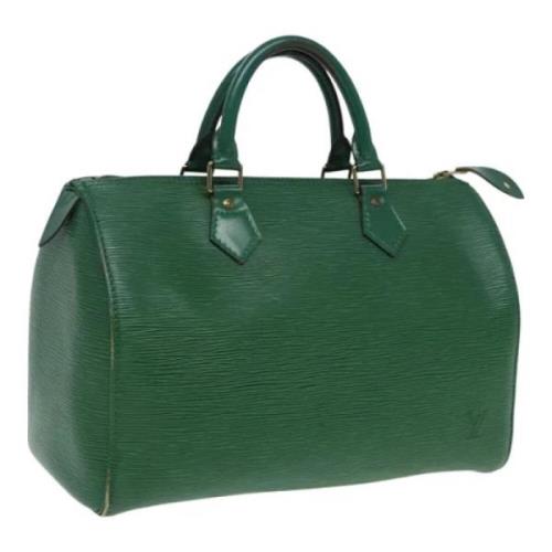 Louis Vuitton Vintage Pre-owned Laeder handvskor Green, Dam