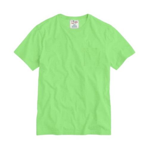 MC2 Saint Barth Herr Linne T-shirt Olika Färger Green, Herr