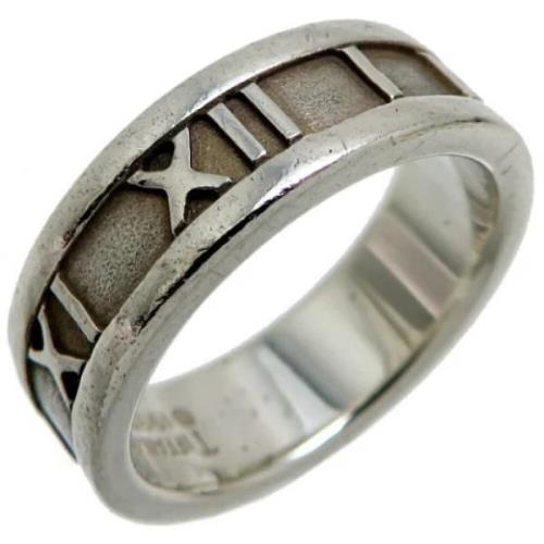 Tiffany & Co. Pre-owned Pre-owned Silver ringar Gray, Dam