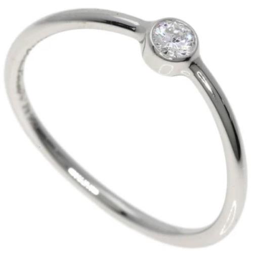 Tiffany & Co. Pre-owned Pre-owned Platina ringar Gray, Dam